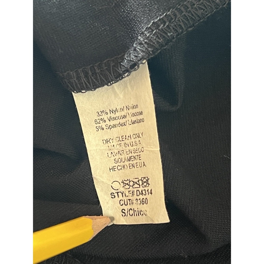 Cookies Clothing Co. Hawaii LBD Business Slip Dress Cocktail Zip Up Closure Sz S - Picture 9 of 9